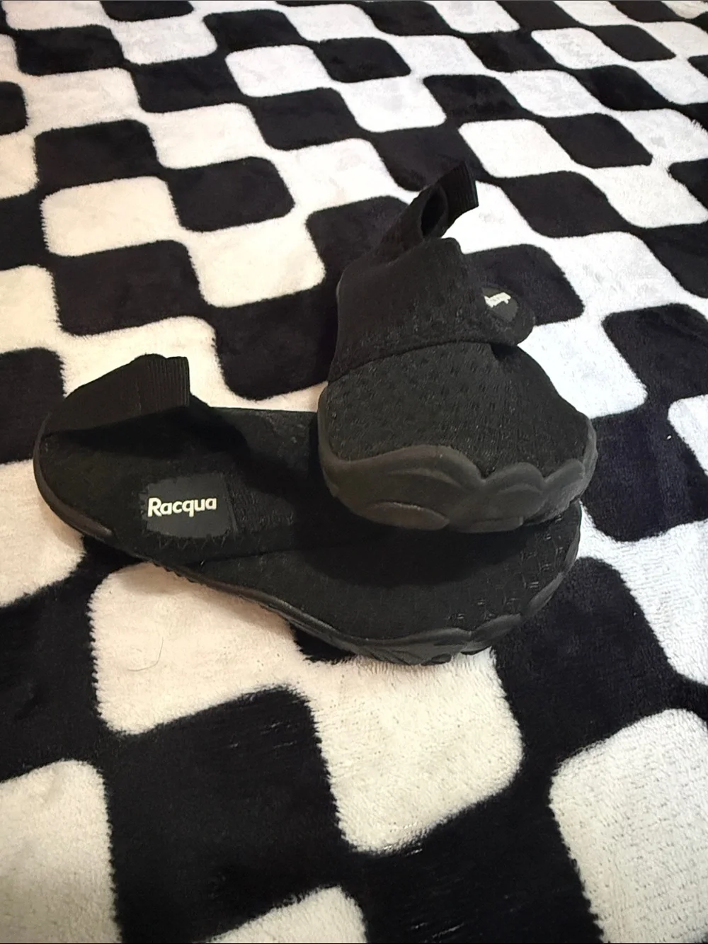 Black Slip-On Water Shoes - Lightweight Aquatic Sneakers